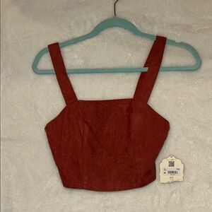 Altar’d State Women's Rust Sleeveless Top (Never worn)